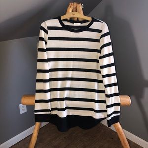 Black and white striped shirt